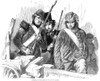 Paris Revolution, 1848. /Ndefenders Of A Barricade In A Paris Street During The Revolution Of 1848. Wood Engraving From A Contemporary English Newspaper. Poster Print by Granger Collection - Item # VARGRC0034184