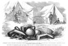Siege Of Charleston, 1863. /N'The Siege Of Charleston - Shot And Shell Piled In Front Of General Gilmore'S Tent.' Engraving, 1863. Poster Print by Granger Collection - Item # VARGRC0265252