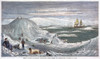 Antarctica: Charles Wilkes. /Nview Of The Antarctic Continent Discovered By Commodore Charles Wilkes (1798-1877) In 1840. Wood Engraving, 19Th Century. Poster Print by Granger Collection - Item # VARGRC0041931