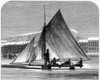 Russia: Iceboat, 1865. /Niceboat On The Neva River, St. Petersburg, Russia. Wood Engraving, 1865. Poster Print by Granger Collection - Item # VARGRC0098013