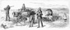 Oregon Trail Emigrants. /Nwood Engraving, 1878. Poster Print by Granger Collection - Item # VARGRC0054682