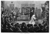 Immigrants: Chinese, 1879. /N'Scene In A Chinese Theatre' In San Francisco, California. Wood Engraving, American, 1879. Poster Print by Granger Collection - Item # VARGRC0355063