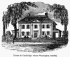 Washington Headquarters. /Nthe Craigie House, General George Washington'S Headquarters At Cambridge, Massachusetts, During The Siege Of Boston, 1775-76. Wood Engraving, 19Th Century. Poster Print by Granger Collection - Item # VARGRC0075442