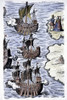 Columbus' Ships, 1492. /Nthe Caravels Of Columbus Setting Sail From Spain On 3 August 1492: Colored Engraving, 1621. Poster Print by Granger Collection - Item # VARGRC0046219