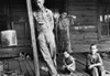 Alabama: Family, 1936. /Nfloyd Burroughs, A Cotton Sharecropper, And The Tingle Children, Outside A Home In Hale County, Alabama. Photograph By Walker Evans, Summer 1936. Poster Print by Granger Collection - Item # VARGRC0172631