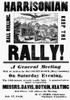 Presidential Campaign, 1840. /Nbroadside For A Rally In Support Of Presidential Candidate William Henry Harrison, 1840. Poster Print by Granger Collection - Item # VARGRC0033044