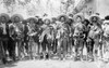 Francisco 'Pancho' Villa /N(1878-1923). Mexican Revolutionary Leader. Photographed Wearing Bandoliers With His Military Staff During The Mexican Revolution, C1913. Poster Print by Granger Collection - Item # VARGRC0130955