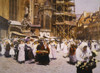 Vienna: St Stephen'S Place. /Nsunday Morning At St. Stephen'S Place, Vienna. Oil On Canvas By Johann Nepomuk Geller (1860-1954). Poster Print by Granger Collection - Item # VARGRC0007797