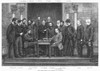 Irish Chess Association. /Nthe Irish Chess Association At Belfast. Line Engraving, 1886. Poster Print by Granger Collection - Item # VARGRC0094208