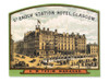 Luggage Label. /Nluggage Label From The St. Enoch Station Hotel In Glasgow, Scotland. Early 20Th Century. Poster Print by Granger Collection - Item # VARGRC0095807