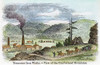 Tennessee Iron Works. /Nthe Tennessee Iron Works In The Cumberland Mountains. Wood Engraving From An American School Geography Textbook, C1850. Poster Print by Granger Collection - Item # VARGRC0070786