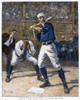 Baseball, 1888. /N'A Ball Or A Strike - Which?' Wood Engraving, American, 1888, After A Drawing By Thure De Thulstrup. Poster Print by Granger Collection - Item # VARGRC0091111