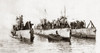 World War I: U-Boats. /Nthree Surrendered U-Boats With The German Crews Who Brought Them To England And Then Received Transportation Back To Germany. Photograph, C1918. Poster Print by Granger Collection - Item # VARGRC0409144