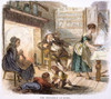 Dutch: Family Life, 17Th C. /Nfamily Life Among The Dutch Settlers Of The Middle Atlantic Colonies: American Engraving, 19Th Century. Poster Print by Granger Collection - Item # VARGRC0037000