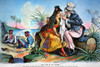 Cartoon: Cuba, 1895. /Nsome Time In The Future: Prophetic American Cartoon By Louis Dalrymple, 1895, Of Uncle Sam Comforting A Distraught Cuba. Poster Print by Granger Collection - Item # VARGRC0061308