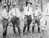 Stephen Mather (1867-1930). /Nstephen Tyng Mather. First Director Of National Park Service. Mather, Center, With Park Service Colleagues At Yosemite. Photograph, 1926. Poster Print by Granger Collection - Item # VARGRC0036764