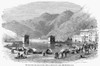 Italy: Lake Como, 1859. /Nscene On The Shore Of Lake Como In The Italian Alps. Wood Engraving, English, 1859. Poster Print by Granger Collection - Item # VARGRC0096104