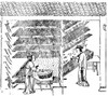 China: Silk Manufacture. /Nchinese Women Placing Silkworn Cocoons Onto Straw Trays For Cutivation. Chinese Woodcut. Poster Print by Granger Collection - Item # VARGRC0031875