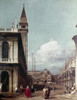 Canaletto: Venice. /Nthe Piazetta Looking Toward The Torre Dell'Orologio. Canvas, C1725-30. Poster Print by Granger Collection - Item # VARGRC0025118