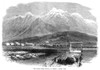 Utah: Scenic View, 1869. /Nview Of Ogden, Utah, Including A Train On The Union Pacific Railroad In The Background. Wood Engraving, American, 1869. Poster Print by Granger Collection - Item # VARGRC0082560