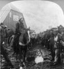 Alaska: Gold Rush, C1898. /Na Group Of Prospectors In Front Of The Grand Pacific Hotel, En Route To The Sheep Camp, The Klondike, Alaska. Photograph, C1898. Poster Print by Granger Collection - Item # VARGRC0116219