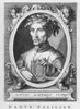 Dante Alighieri (1265-1321). /Nitalian Poet. Copper Engraving Flemish, 1695. Poster Print by Granger Collection - Item # VARGRC0033384