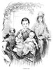 Mother And Twins, C1875. /Nwood Engraving, American, C1875. Poster Print by Granger Collection - Item # VARGRC0092821