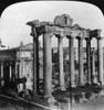 Rome: Temple Of Saturn. /Nthe Temple Of Saturn, 497 B.C., And The Arch Of Septimius Severus, Dedicated 203 A.D. In Rome, Italy. Stereograph, 1902. Poster Print by Granger Collection - Item # VARGRC0326812