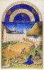 Book Of Hours: July. /Nshearing Sheep And Reaping Wheat In July: Illumination From The 15Th Century Manuscript Of "Tres Riches Heures" Of Jean, Duke Of Berry. Poster Print by Granger Collection - Item # VARGRC0011824