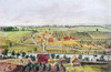 Pennsylvania: Bethlehem. /Nthe Moravian Settlement On The Lehigh River At Bethlehem, Pennsylvania, In 1757. Contemporary Painting By Nicholas Garrison. Poster Print by Granger Collection - Item # VARGRC0101471