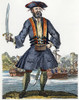 Edward Teach (D. 1718). /Nenglish Pirate, Known As Blackbeard. Line Engraving, 18Th Century. Poster Print by Granger Collection - Item # VARGRC0010643