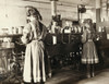 Hine: Child Labor, 1909. /Nyoung Girls Working In The Cotton Spool Room At The Bibbings Manufacturing Company In Macon, Georgia. Photograph By Lewis Hine, January 1909. Poster Print by Granger Collection - Item # VARGRC0107387
