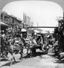 China: Peking, C1902. /Na Street Crowded With People, Carts Drawn By Donkeys, Wagons And Carriages, Peking, China. Photographed By Carleton H. Graves, C1902. Poster Print by Granger Collection - Item # VARGRC0116783