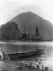 Canoe, C1910. /Na Native American Canoe On The Riverbank Of The Columbia River With The Wind Mountain In The Background, Washington State. Photograph By Edward S. Curtis, December C1910. Poster Print by Granger Collection - Item # VARGRC0125759