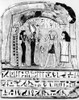 Nut, Egyptian Sky Goddess. /Nwood And Stucco Painted Stele Of Ta-Bek-En-Khonsu. Egyptian, Xxvith Dynasty. From Deir-El-Bahri. Poster Print by Granger Collection - Item # VARGRC0003131