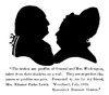 George Washington /N(1732-1799). First President Of The United States. Silhouettes Of George And Mrs. Martha Washington (1731-1802), 1832. Poster Print by Granger Collection - Item # VARGRC0131614