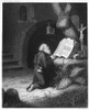 Gerrit Dou: The Hermit. /Nsteel Engraving, 19Th Century, After The Painting By Gerrit Dou (1613-1675). Poster Print by Granger Collection - Item # VARGRC0033214