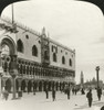 Venice: Doge'S Palace. /Nthe Doge'S Palace And The Church Of San Giorgio Maggiore Across The Lagoon In Venice, Italy. Stereograph, 1908. Poster Print by Granger Collection - Item # VARGRC0326576
