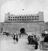 China: Peking, C1902. /Nthe Great Southern Gate At Peking, China, Through Which The Allied Forces Entered The City During The Boxer Rebellion, With People On The Street. Stereograph, C1902. Poster Print by Granger Collection - Item # VARGRC0116548