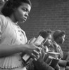 Bus Station, 1943. /Nschoolgirls Waiting At A Bus Stop In A Small Town In Tennessee. Photograph By Esther Bubley, September 1943. Poster Print by Granger Collection - Item # VARGRC0527094