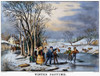 Winter Pastime, 1856. /Nlithograph By Nathaniel Currier, 1856. Poster Print by Granger Collection - Item # VARGRC0027279