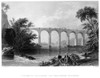 Railroad Bridge, 1838. /Nviaduct Of The Baltimore And Washington Railroad. Steel Engraving, 1838, After A Drawing By William Henry Bartlett (1809-1854). Poster Print by Granger Collection - Item # VARGRC0081917
