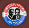 Presidential Campaign, 1968. /Ncampaign Button, 1968, Featuring Democratic Presidential Candidate Hubert Humphrey And Vice Presidential Candidate Edmund Muskie. Poster Print by Granger Collection - Item # VARGRC0068336