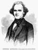 Nathaniel Hawthorne /N(1804-1864). American Writer. Wood Engraving After A Daguerreotype, 1855. Poster Print by Granger Collection - Item # VARGRC0067247