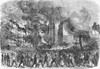 New York: Draft Riots, 1863. /Ndestruction Of The Provost Marshal'S Office On Third Avenue During The New York City Draft Riots Of 13-16 July 1863. Contemporary American Wood Engraving. Poster Print by Granger Collection - Item # VARGRC0075674