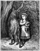 Little Red Riding Hood. /Nthe Wolf And Little Red Riding Hood. Engraving After Gustave Dore From A C1860 Edition Of The Charles Perrault Fairy Tale, 19Th Century. Poster Print by Granger Collection - Item # VARGRC0015143