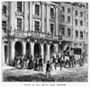 Drury Lane Theatre. /Nthe Front Of Old Drury Lane Theatre, London, England, In The 18Th Century. Wood Engraving, English, C1875. Poster Print by Granger Collection - Item # VARGRC0094165