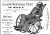 Wheelchair, 19Th Century. /Namerican Advertisment, Late 19Th Century, For An Early Wheelchair. Poster Print by Granger Collection - Item # VARGRC0038020