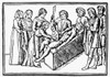 Birth Of Julius Caesar. /Nthe Apocryphal Birth Of Julius Caesar In 100 B.C. By Caesarian Operation. Woodcut From An Early 16Th Century Manuscript Of Suetonius' 'Lives Of The Caesars.' Poster Print by Granger Collection - Item # VARGRC0029641