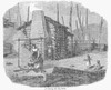Wisconsin: Pioneer'S Home. /Na Wisconsin Frontier Homestead. Wood Engraving, 1847. Poster Print by Granger Collection - Item # VARGRC0003963